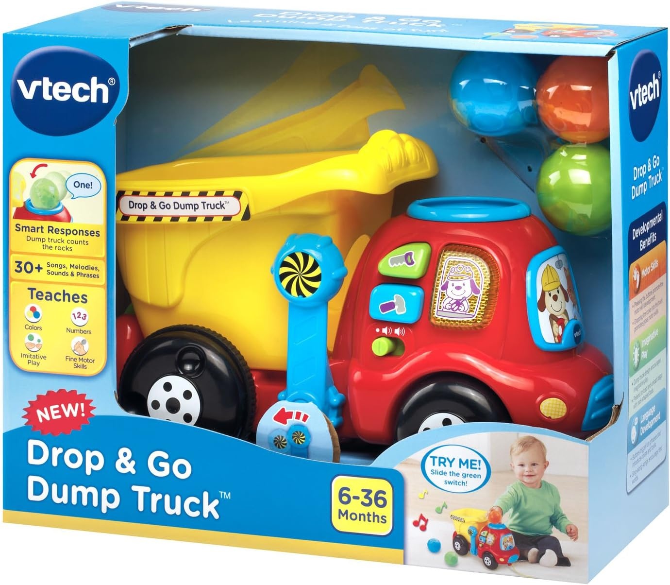 image:imageVTech Drop and Go Dump Truck YellowYellow