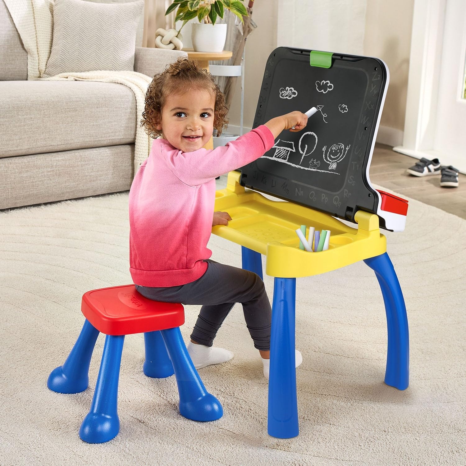 image:imageVTech Explore and Write Deluxe Activity Desk Frustration Free Packaging BlueBlue