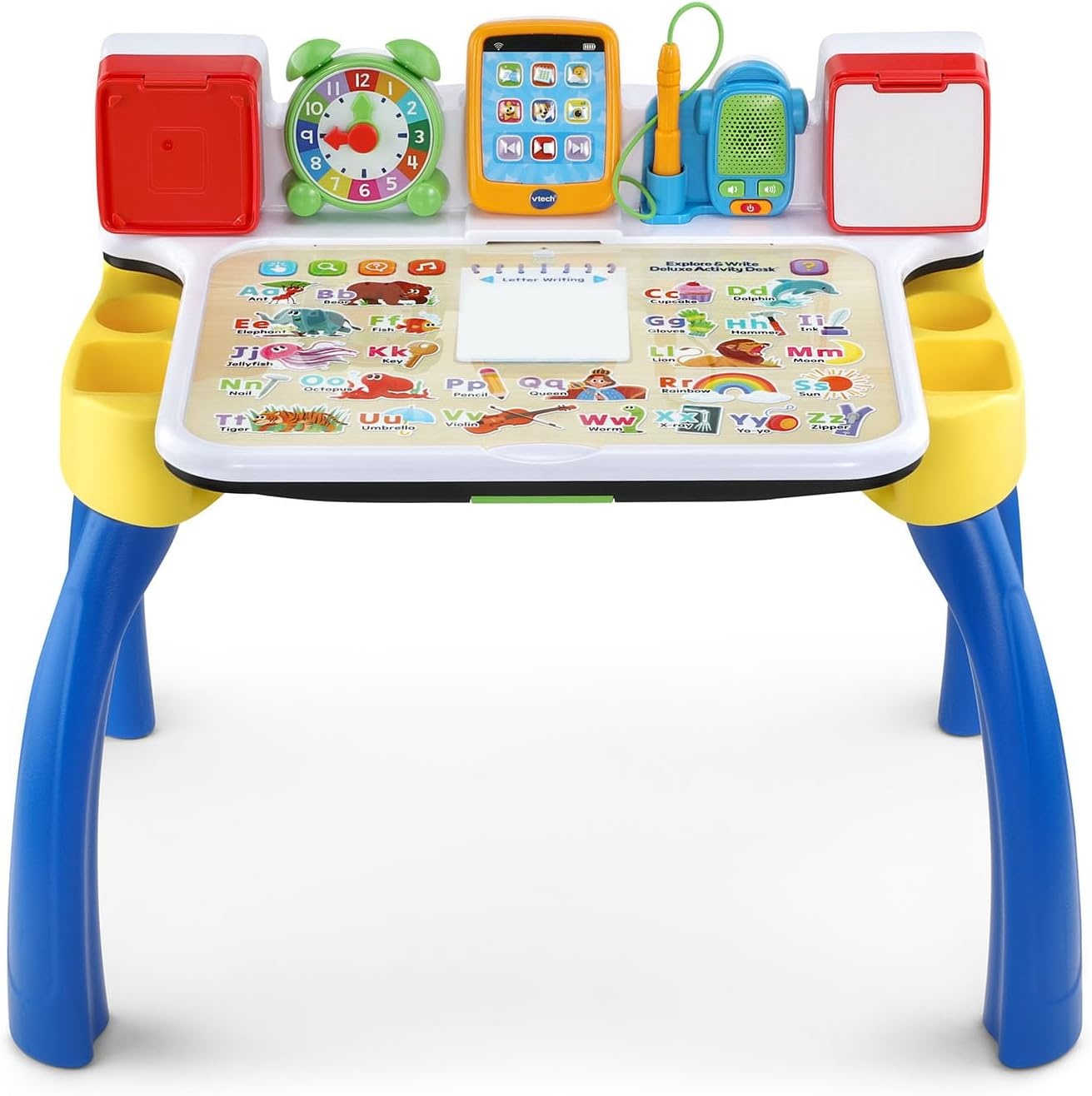 image:imageVTech Explore and Write Deluxe Activity Desk Frustration Free Packaging BlueBlue