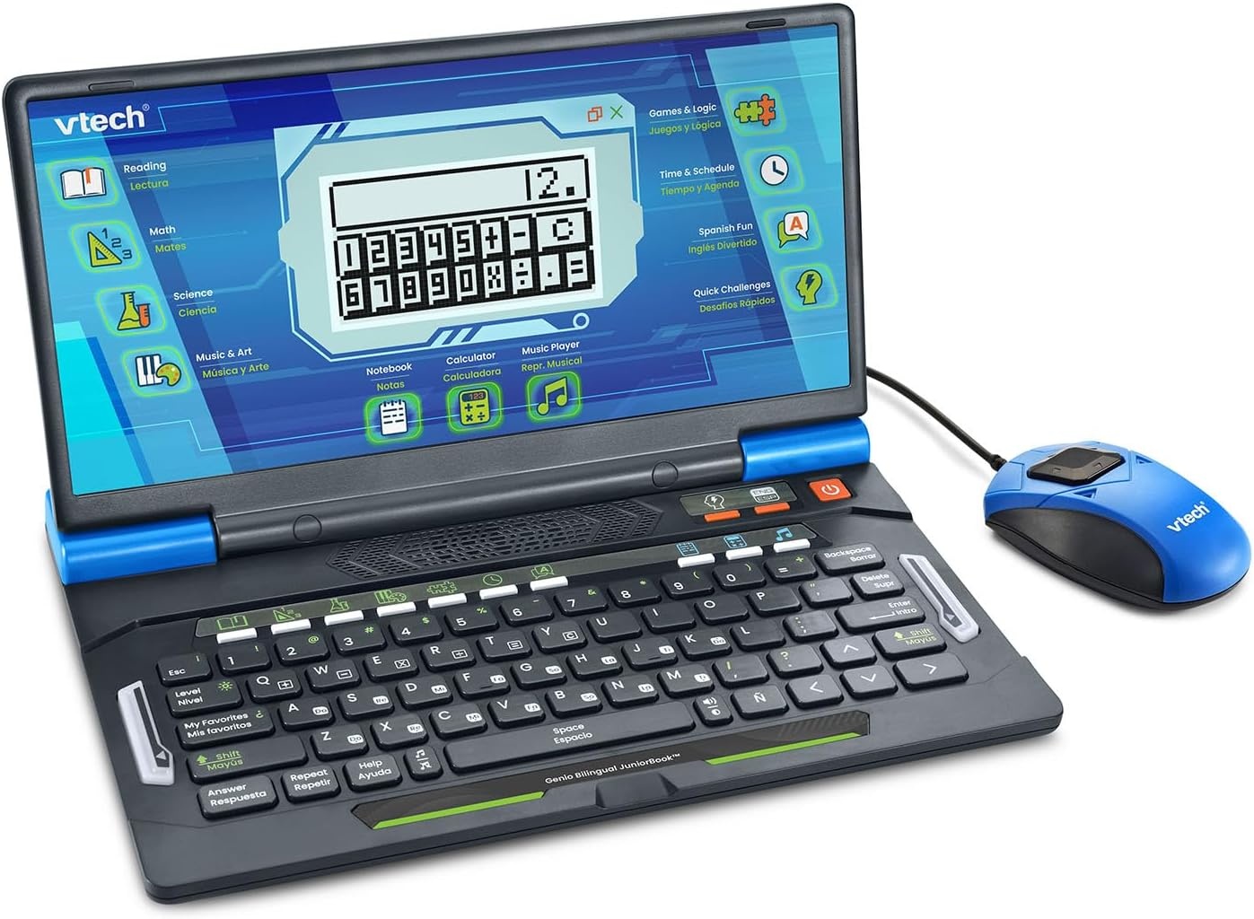 image:imageVTech Genio Bilingual JuniorBook Learning Laptop for Kids