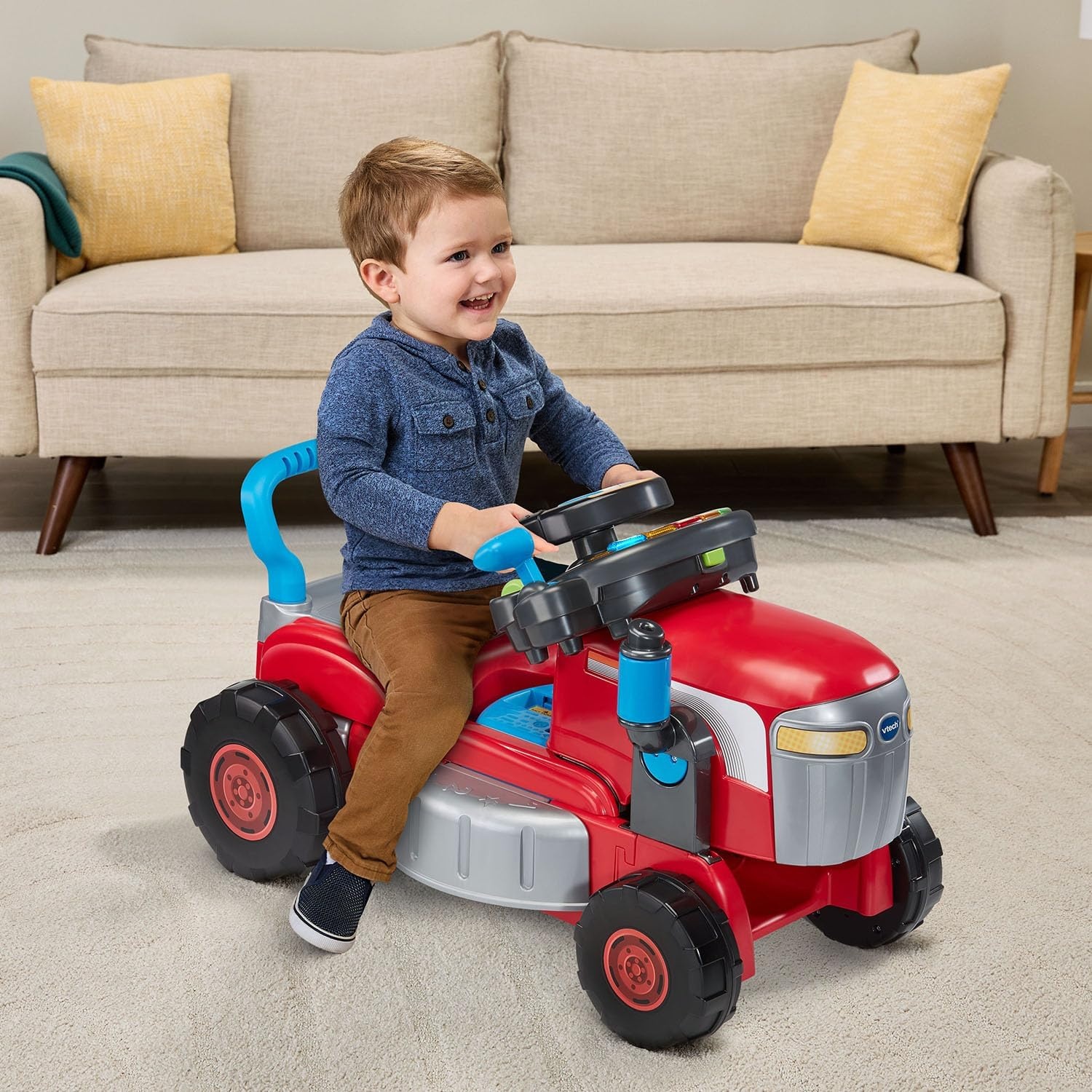 image:imageVTech Get Growing Tractor and Mower RideOn