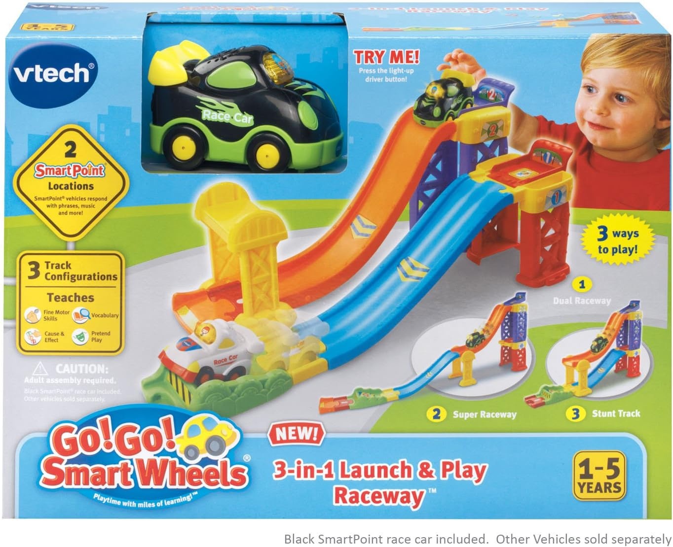 image:imageVTech Go Go Smart Wheels 3in1 Launch and Play Raceway