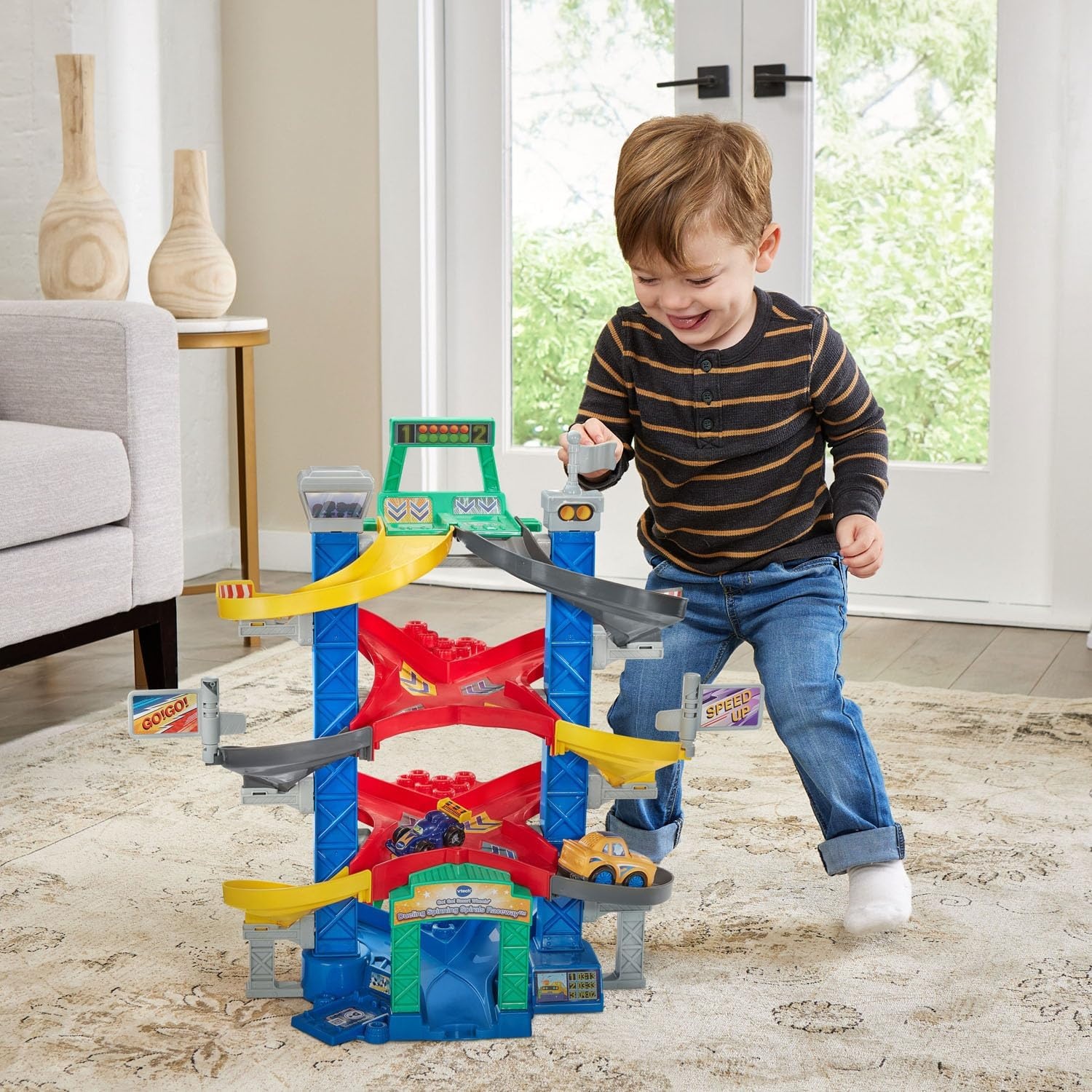 image:imageVTech Go Go Smart Wheels Dueling Spinning Spirals Raceway Playset