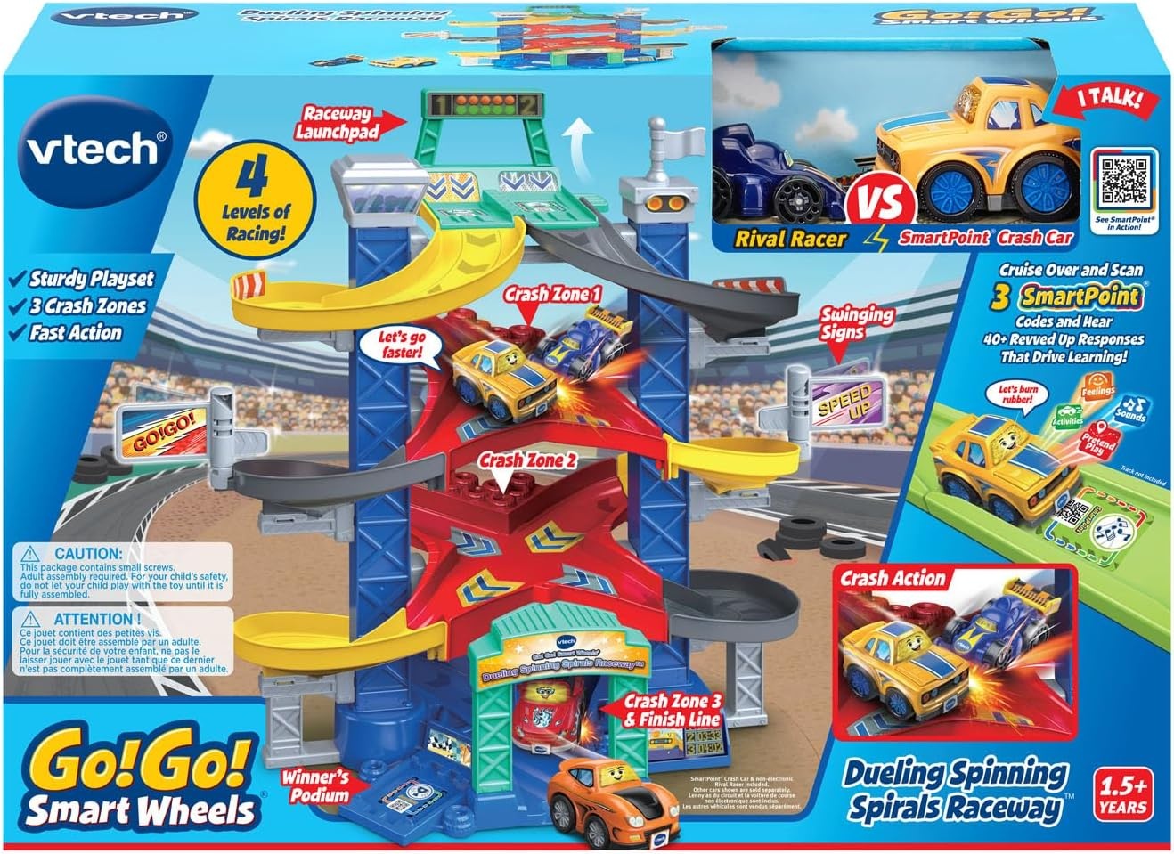 image:imageVTech Go Go Smart Wheels Dueling Spinning Spirals Raceway Playset