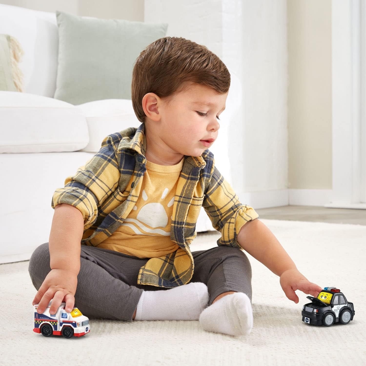 image:imageVTech Go Go Smart Wheels Family Adventure 2PackPolice Car and Ambulance