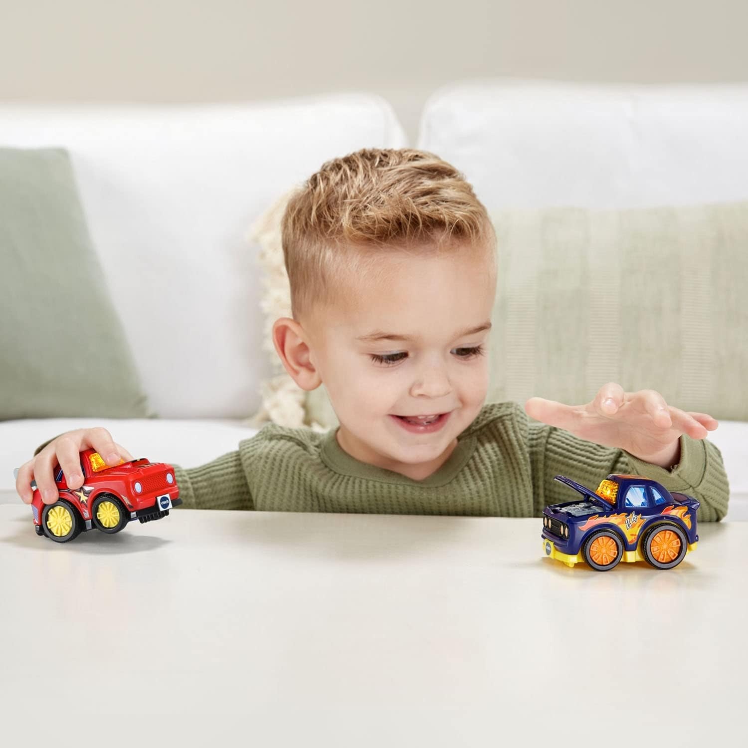 image:imageVTech Go Go Smart Wheels Family Adventure 2PackRevved Up Race Car and Speedy Race Car