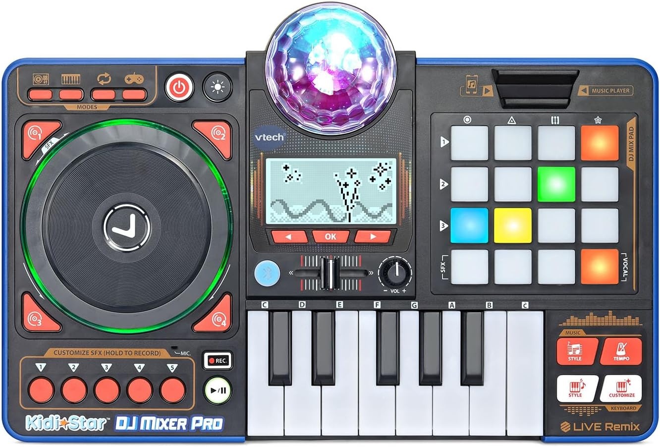 image:imageVTech Kidi Star DJ Mixer Pro BlackBlack