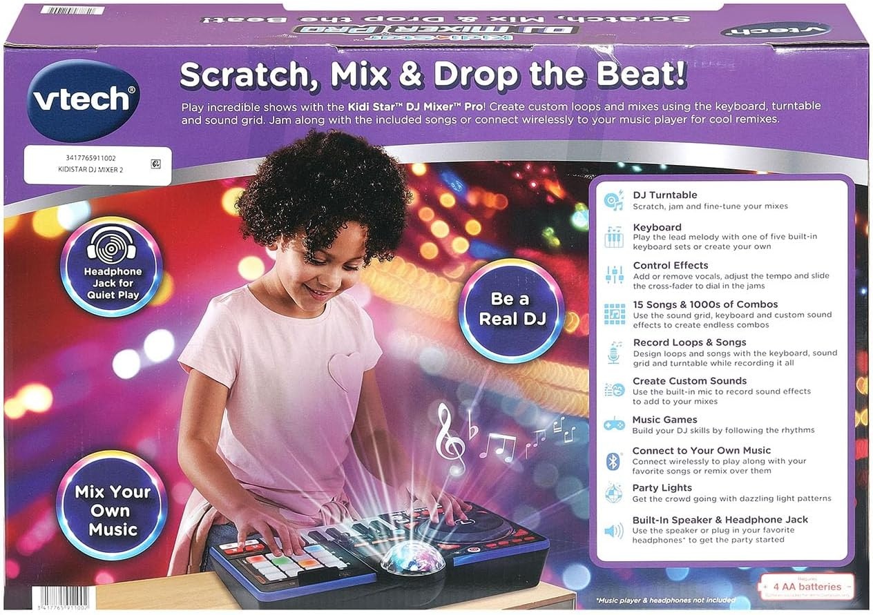 image:imageVTech Kidi Star DJ Mixer Pro BlackBlack