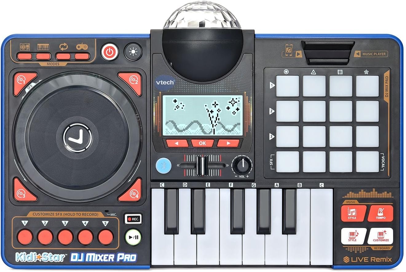 image:imageVTech Kidi Star DJ Mixer Pro BlackBlack