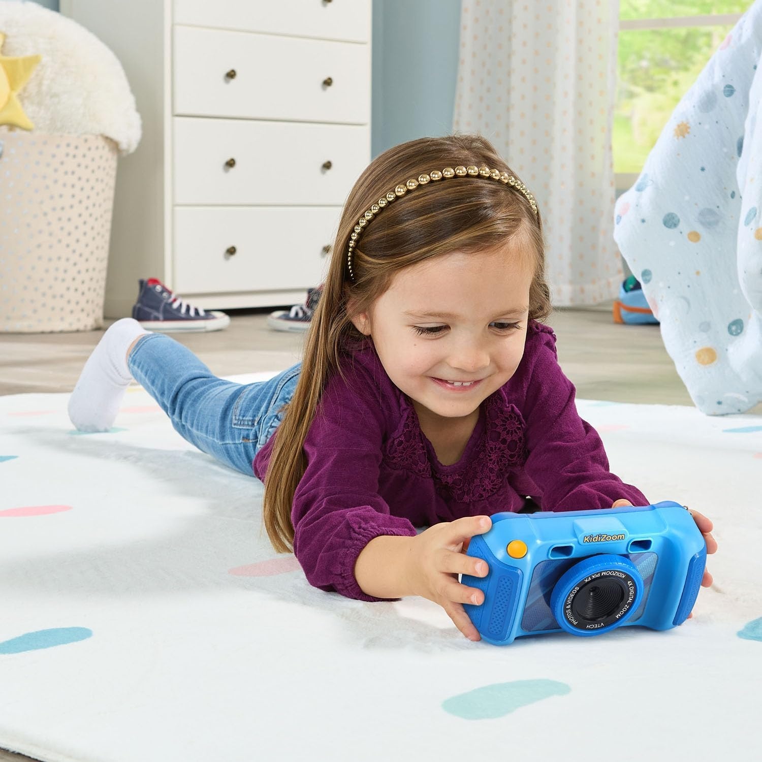 image:imageVTech KidiZoom Camera Pix FX with Rotatable Lens Effects PinkBlue