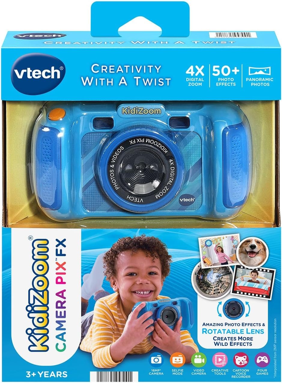 image:imageVTech KidiZoom Camera Pix FX with Rotatable Lens Effects PinkBlue