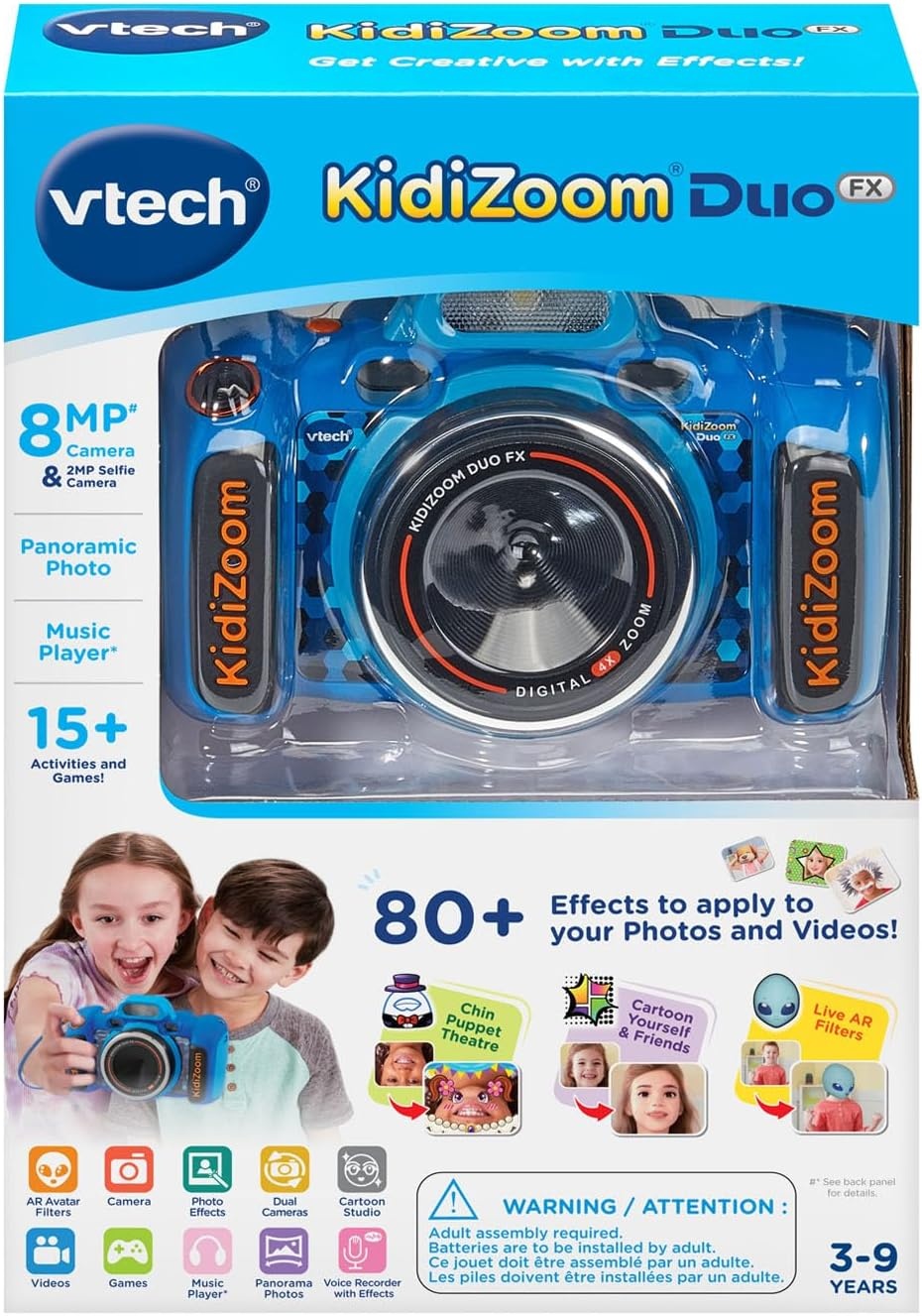 image:imageVTech KidiZoom Duo Camera FX Kids Digital Dual Cameras BlueBlue
