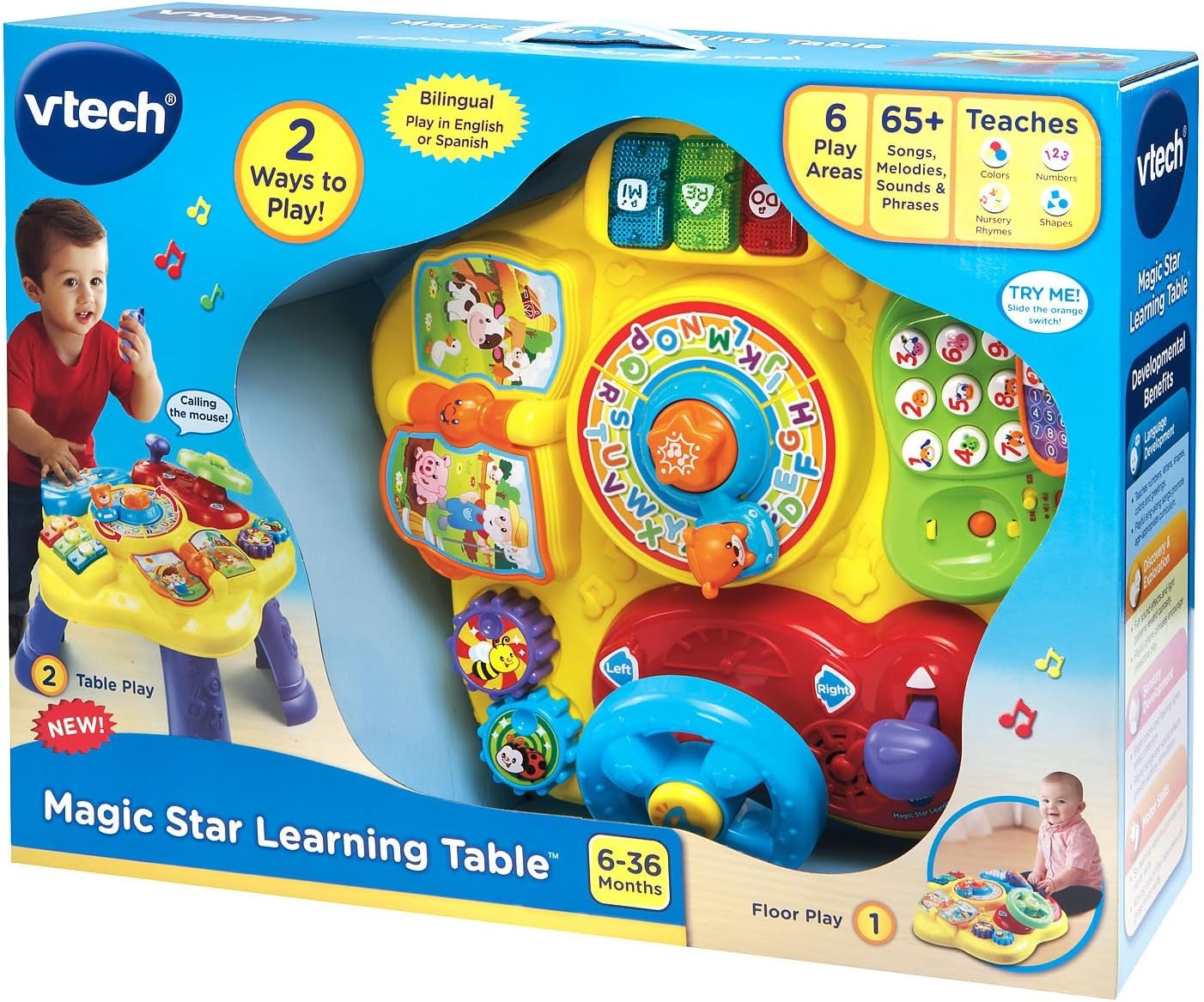 image:imageVTech Magic Star Learning Table Frustration Free Packaging YellowYellow