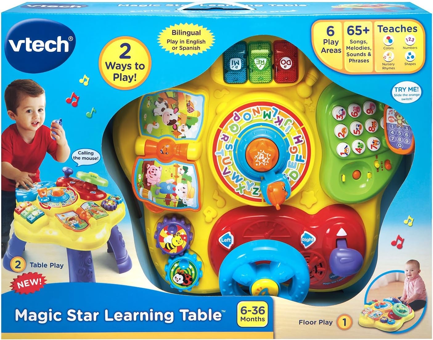 image:imageVTech Magic Star Learning Table Frustration Free Packaging YellowYellow