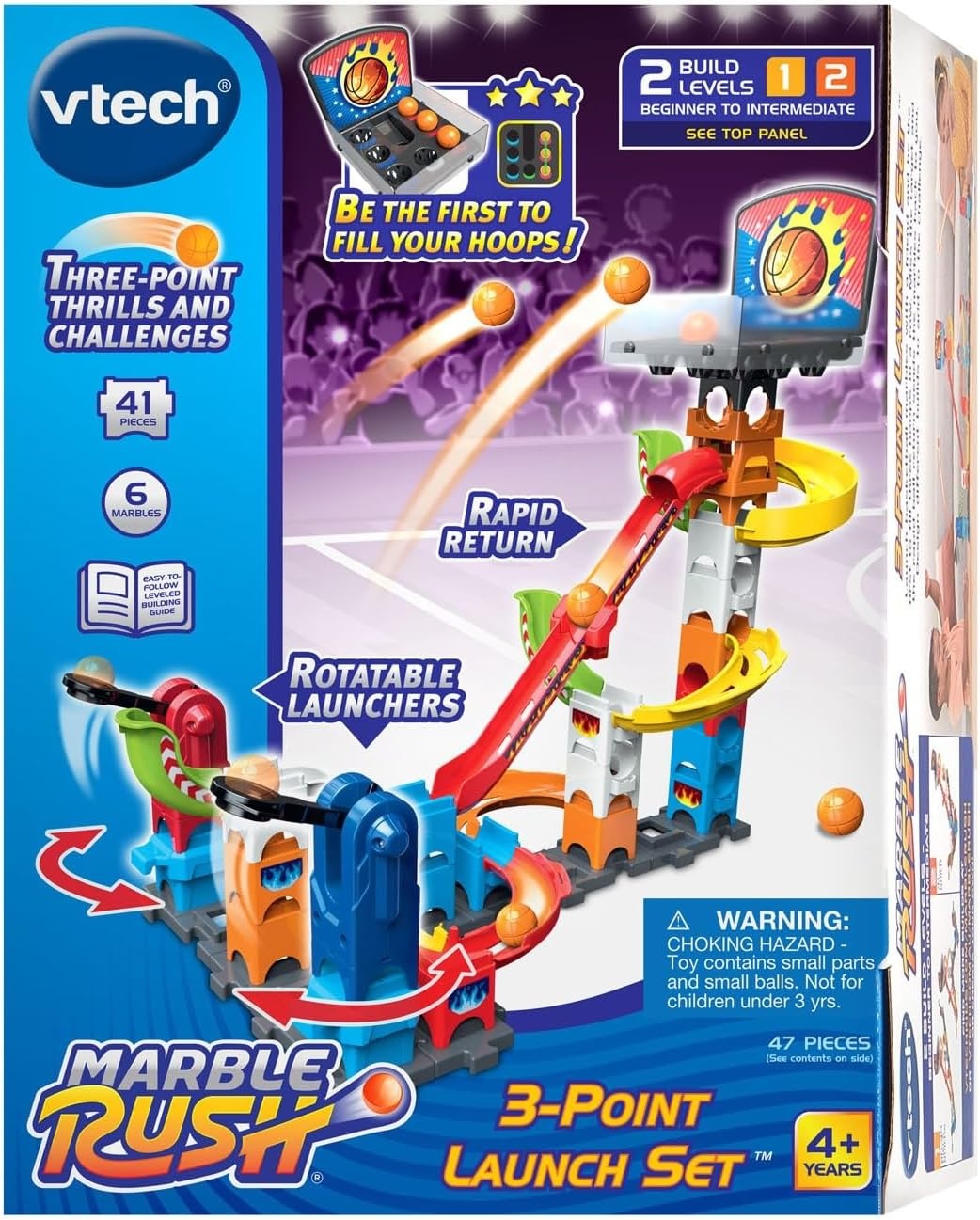 image:imageVTech Marble Rush 3Point Launch Set with Mini Basketball Hoop