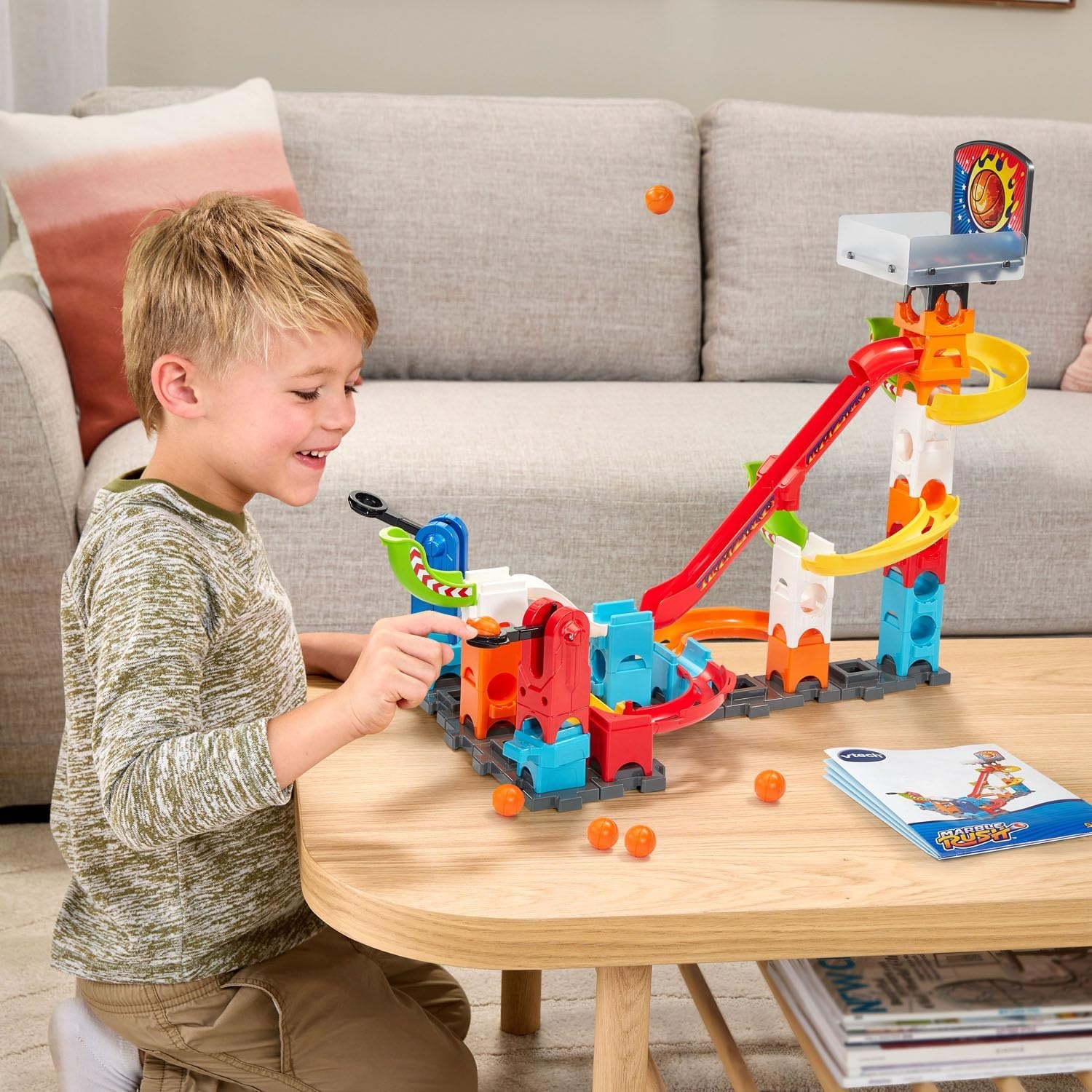 image:imageVTech Marble Rush 3Point Launch Set with Mini Basketball Hoop