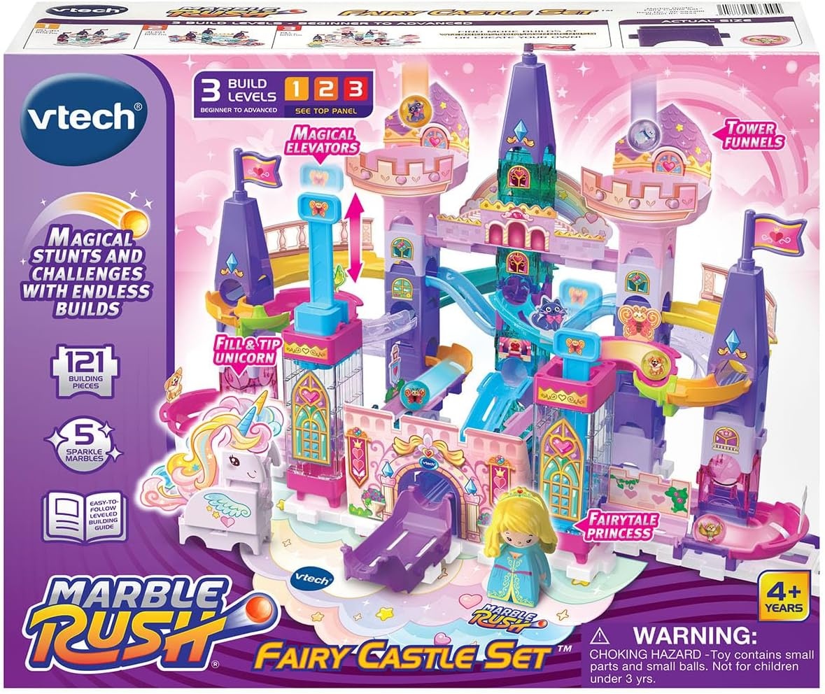 image:imageVTech Marble Rush Fairy Castle Marble Run Princess Set