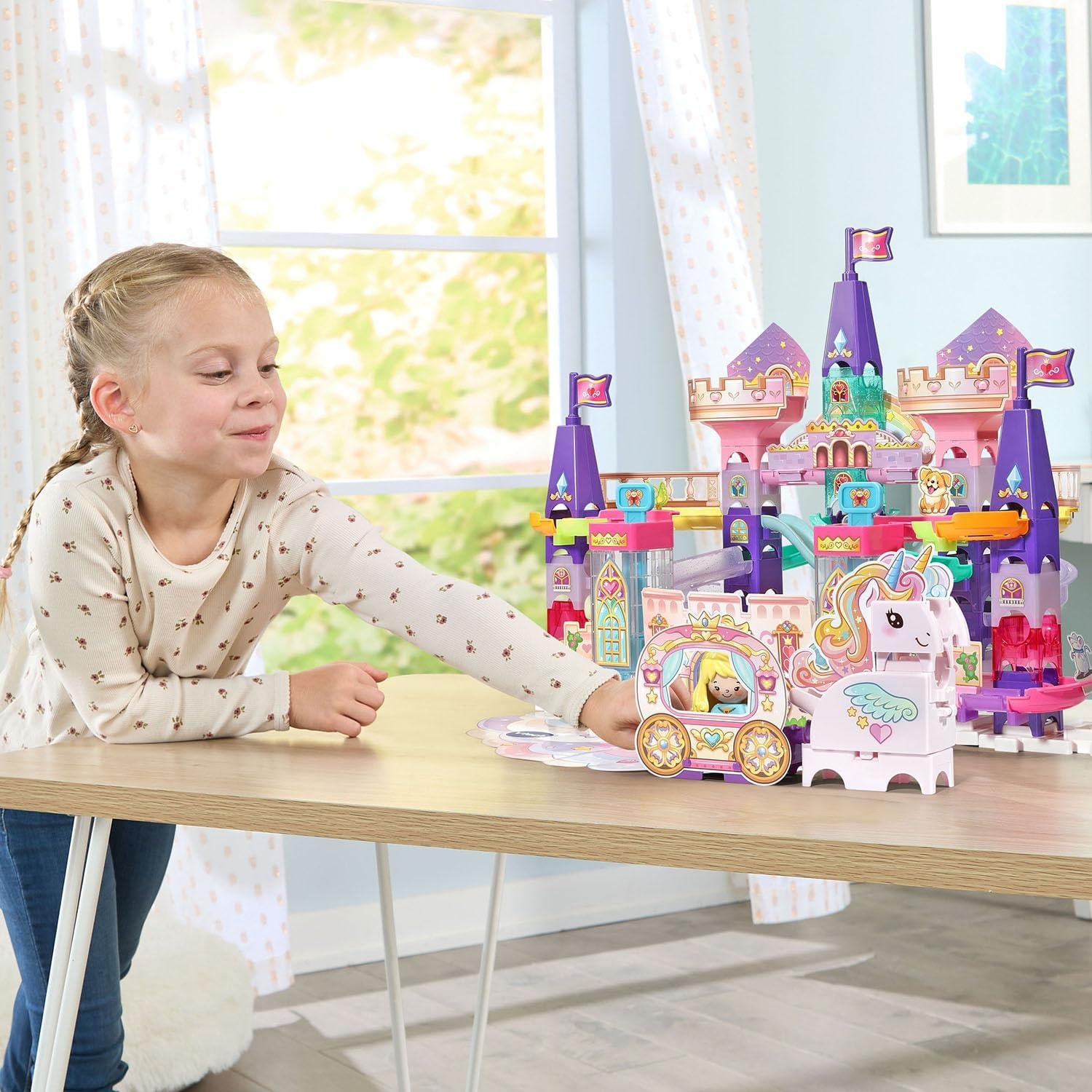 image:imageVTech Marble Rush Fairy Castle Marble Run Princess Set