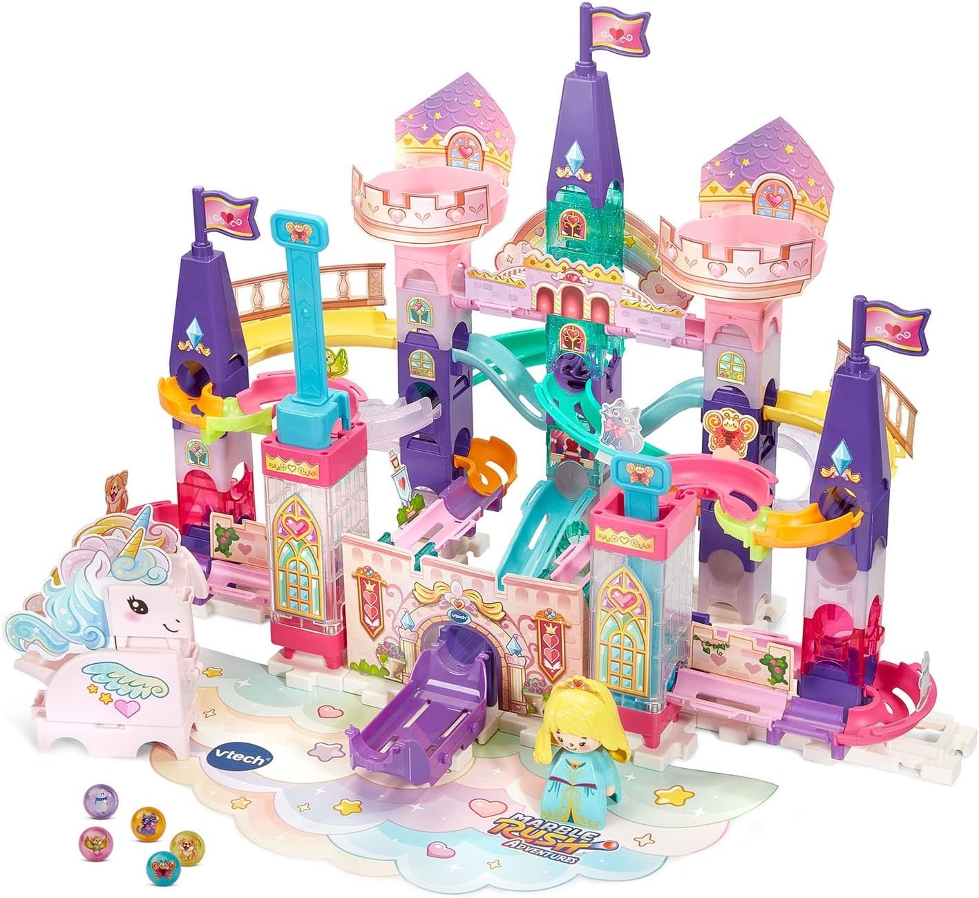 image:imageVTech Marble Rush Fairy Castle Marble Run Princess Set
