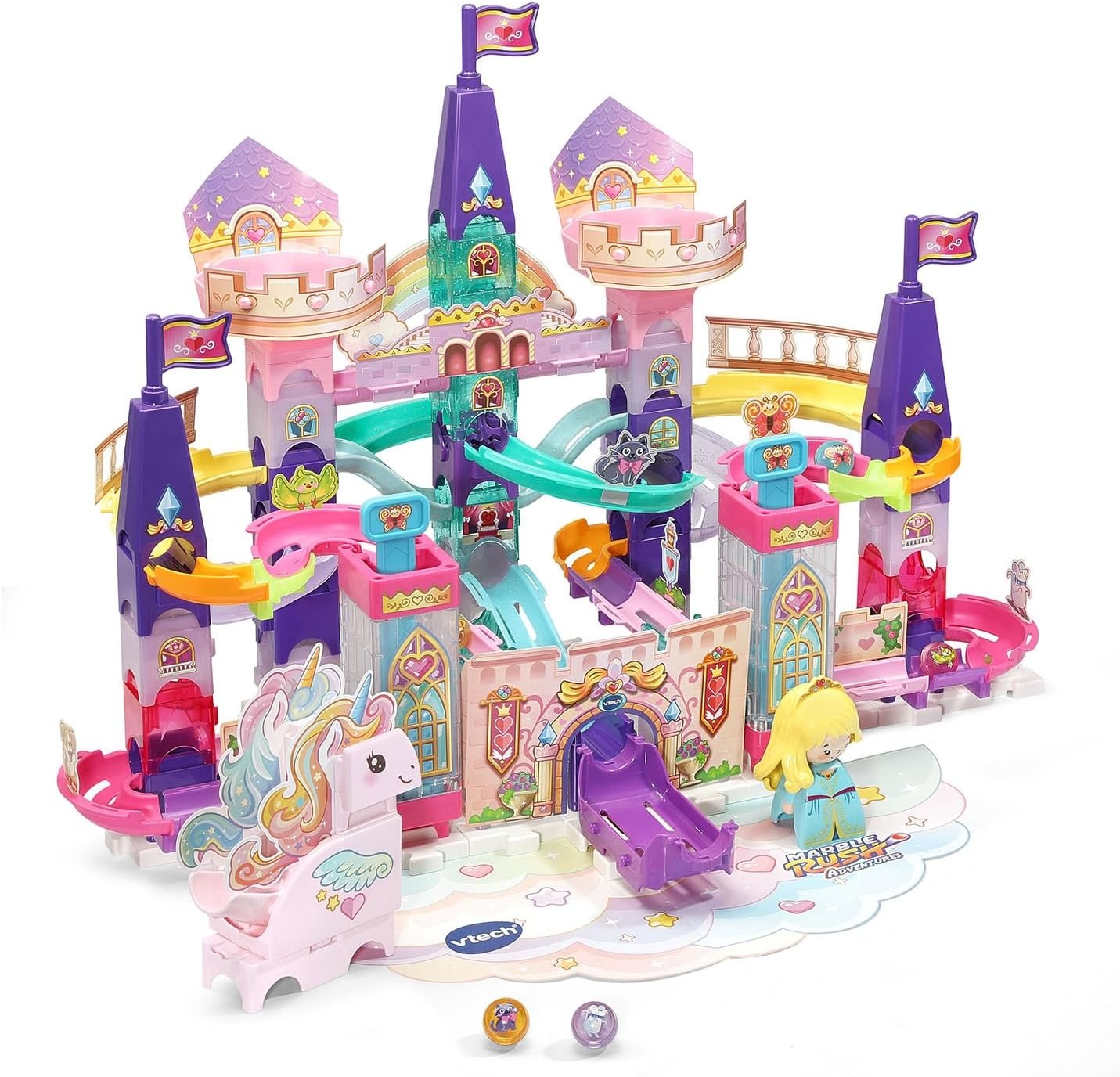 image:imageVTech Marble Rush Fairy Castle Marble Run Princess Set