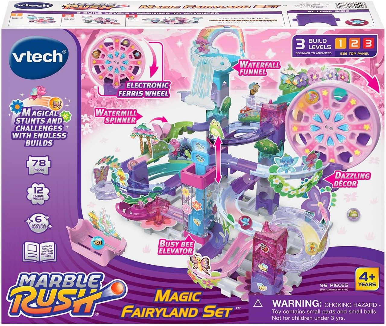 image:imageVTech Marble Rush Magic Fairyland Playset with Electronic Ferris Wheel