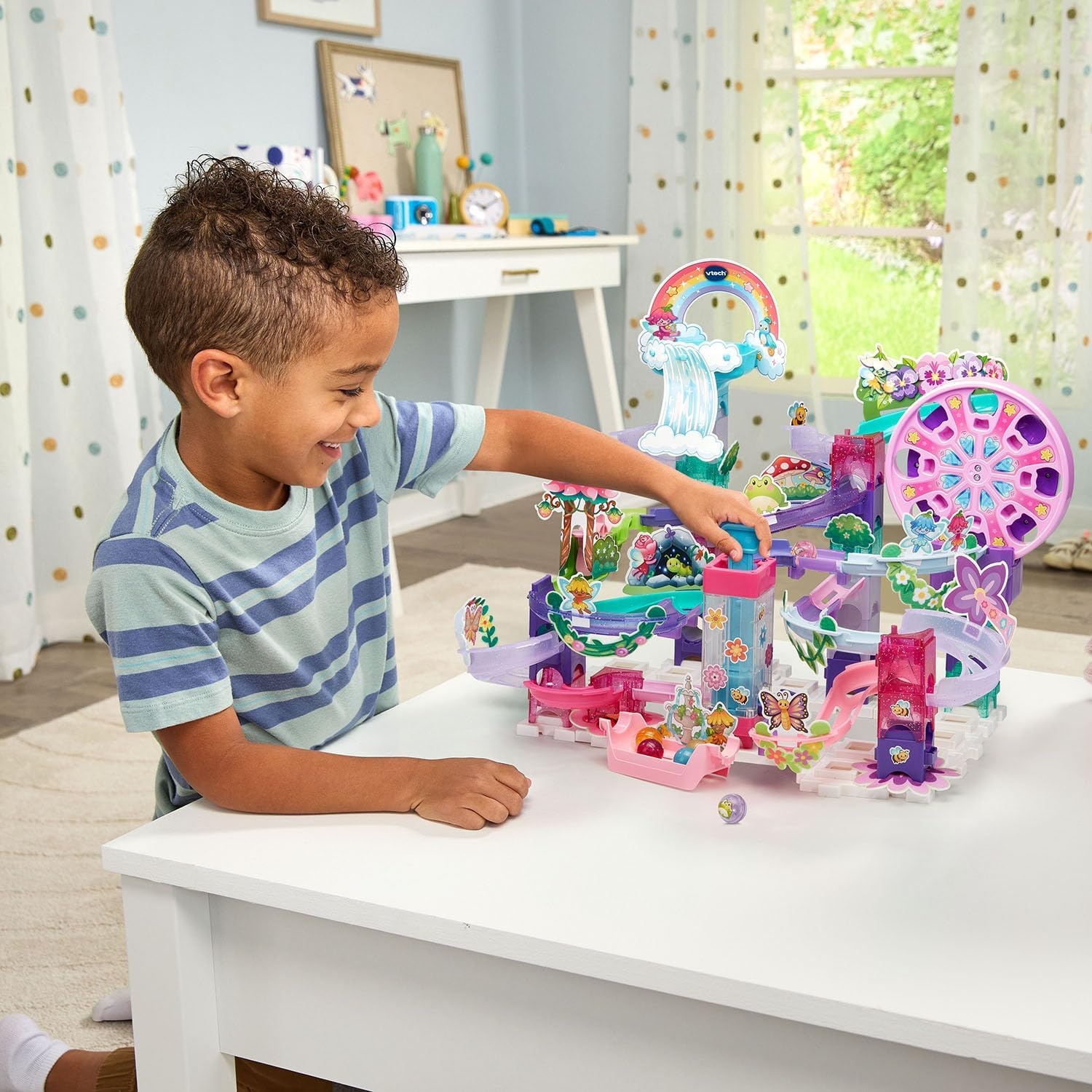 image:imageVTech Marble Rush Magic Fairyland Playset with Electronic Ferris Wheel