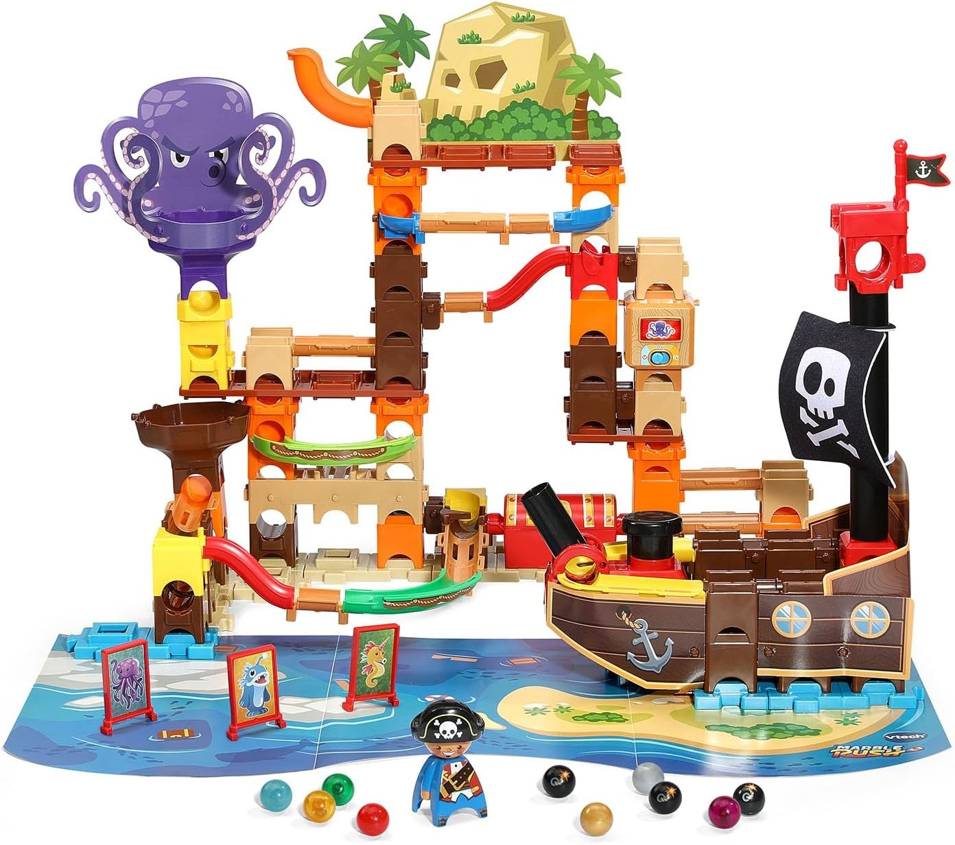 image:imageVTech Marble Rush Pirates Cove Adventure Set Marble Run Toy