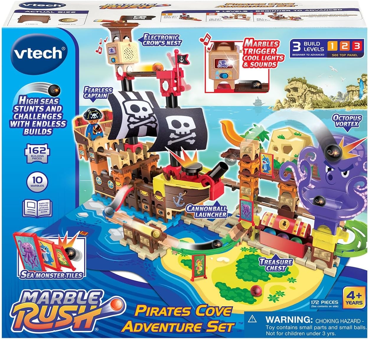 image:imageVTech Marble Rush Pirates Cove Adventure Set Marble Run Toy