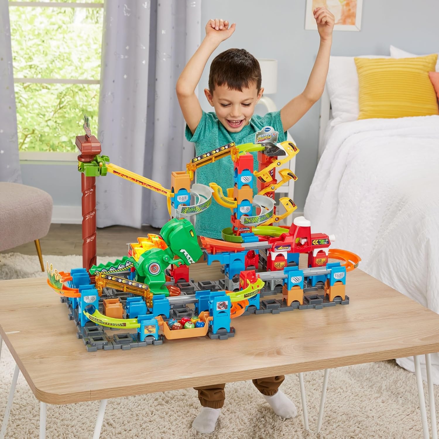 image:imageVTech Marble Rush TRex Dino Thrill Track Set