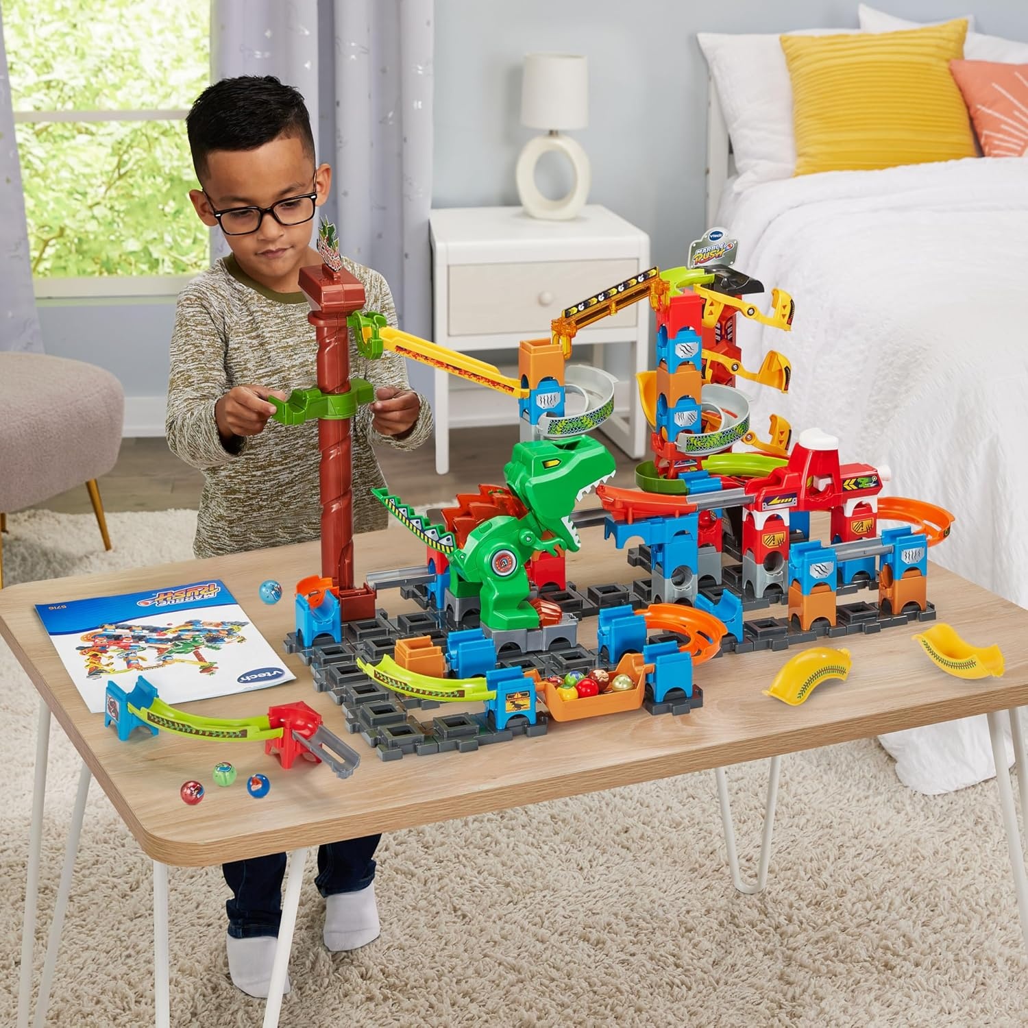 image:imageVTech Marble Rush TRex Dino Thrill Track Set