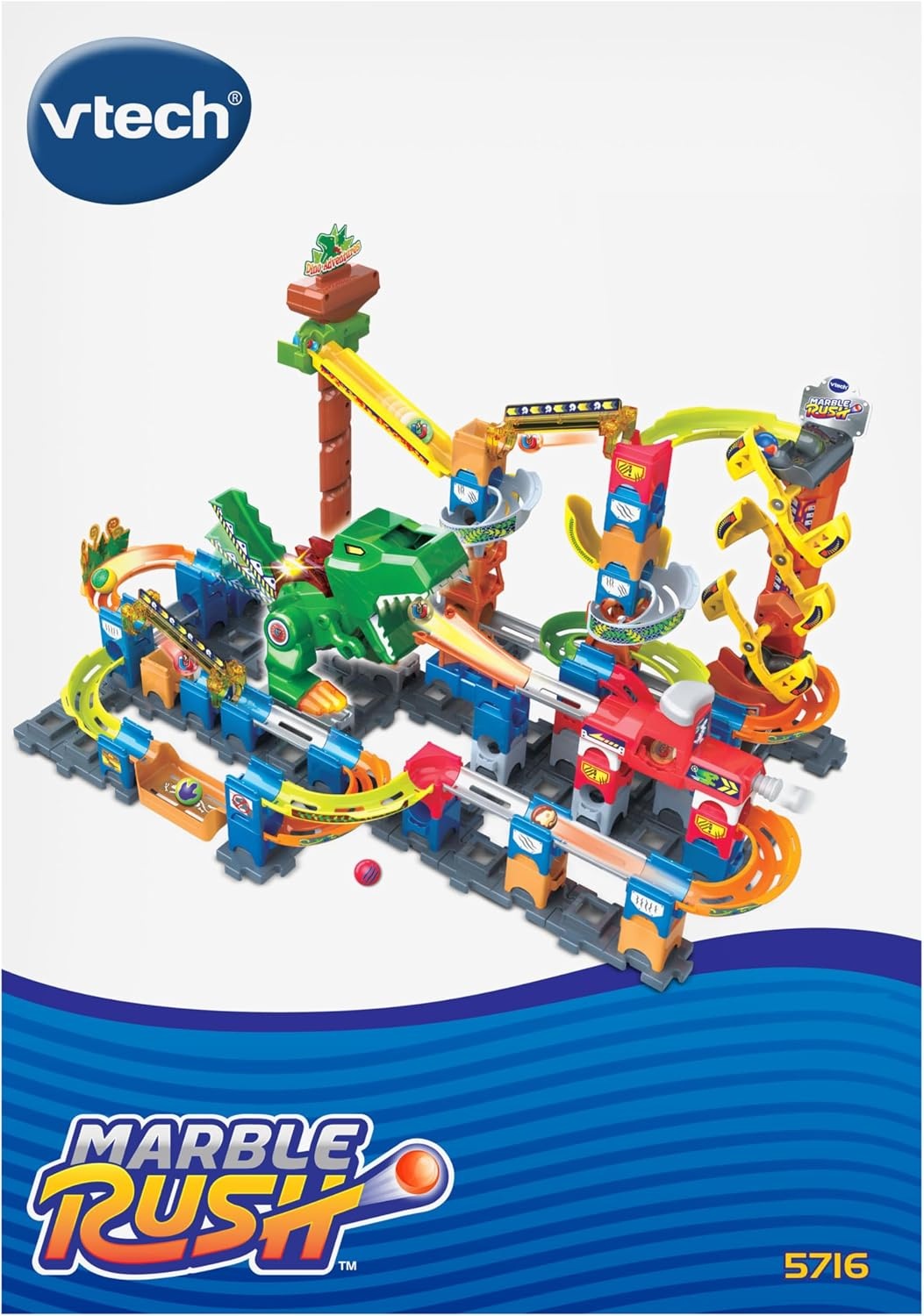 image:imageVTech Marble Rush TRex Dino Thrill Track Set