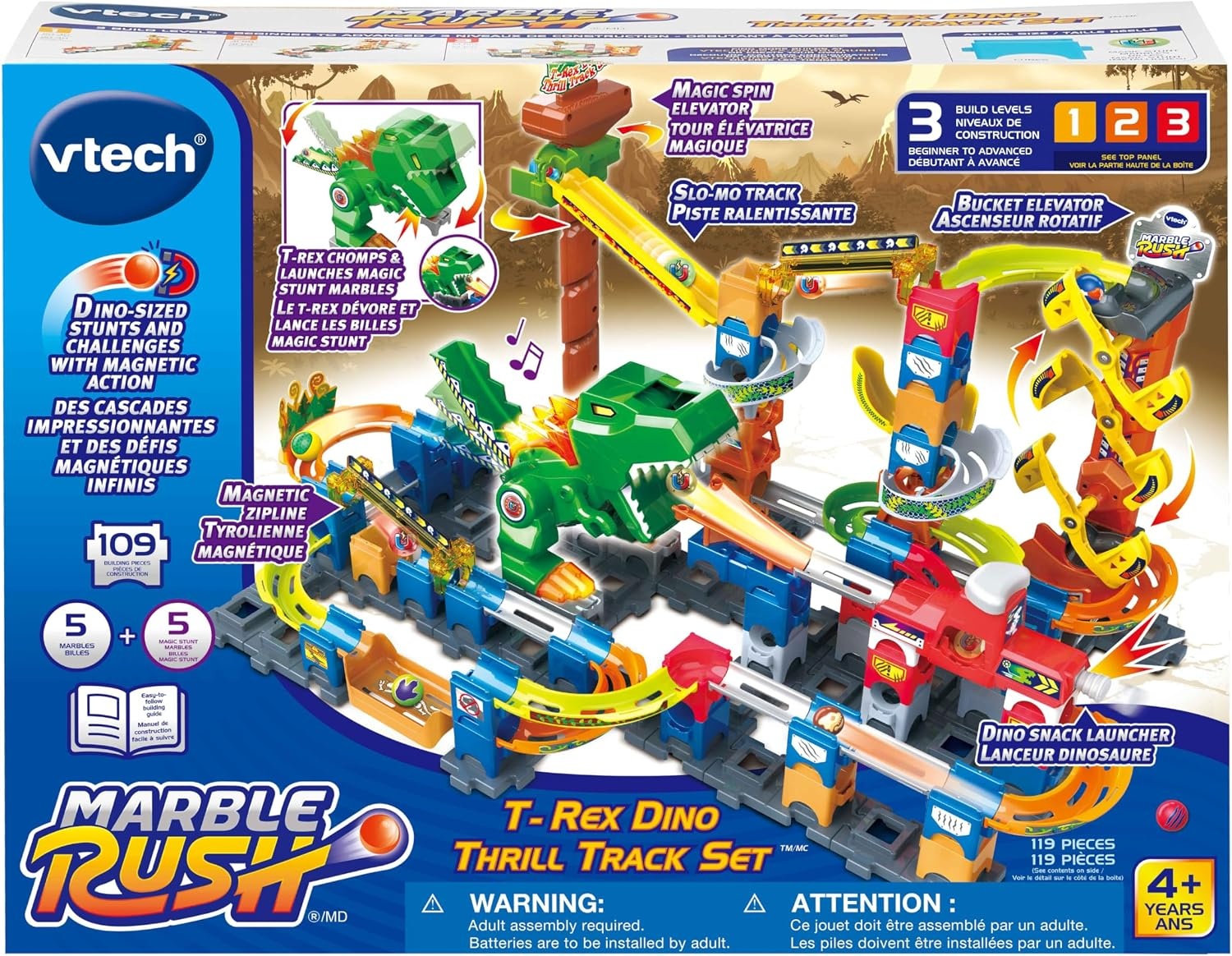 image:imageVTech Marble Rush TRex Dino Thrill Track Set