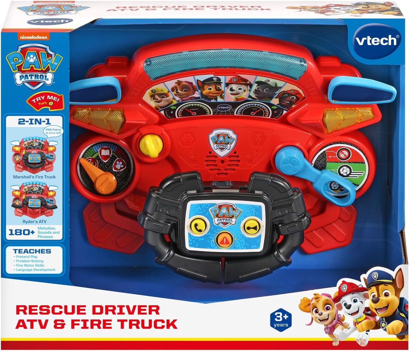 image:imageVTech PAW Patrol Rescue Driver ATV and Fire Truck
