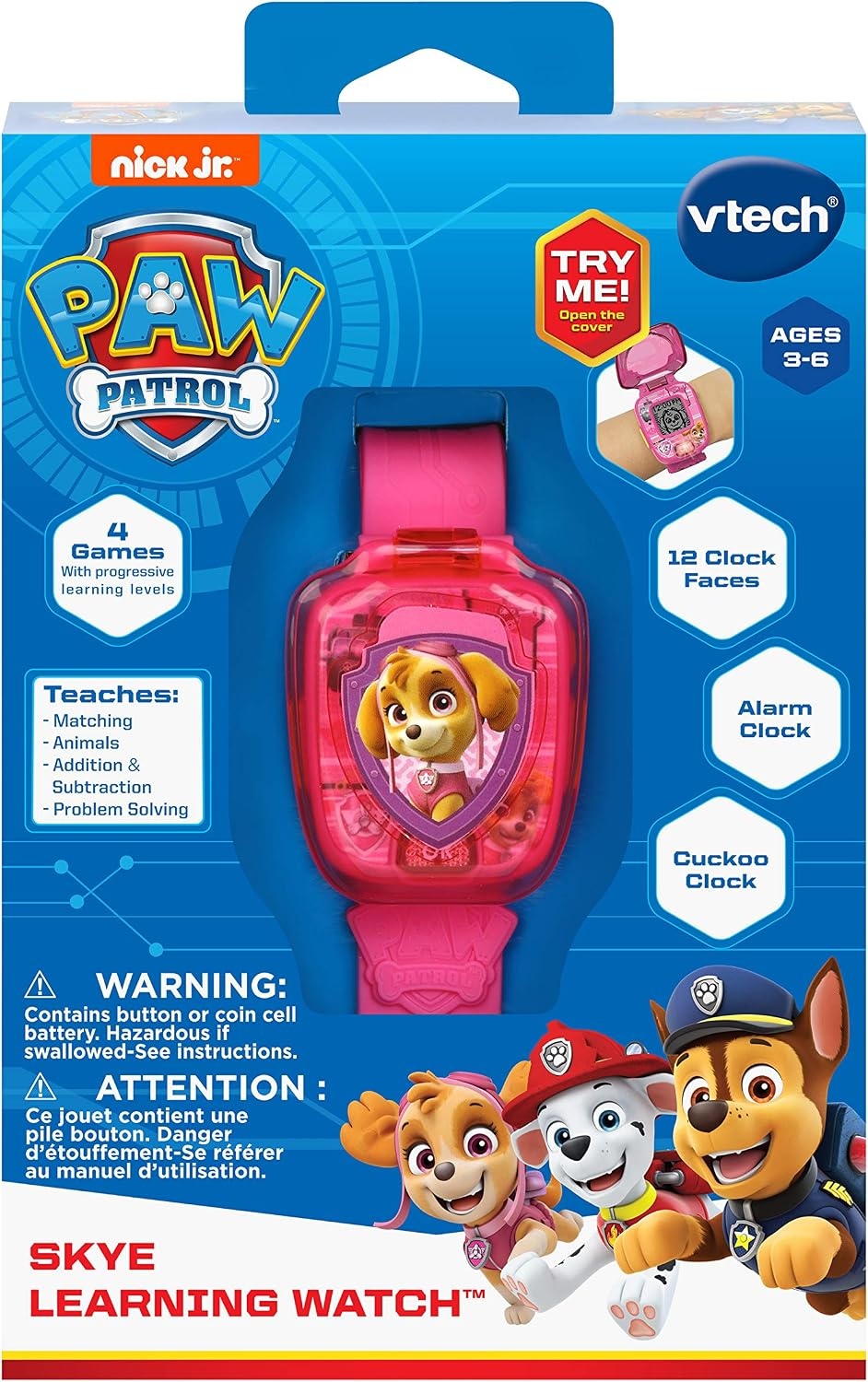 image:imageVTech PAW Patrol Skye Learning Watch PinkPink