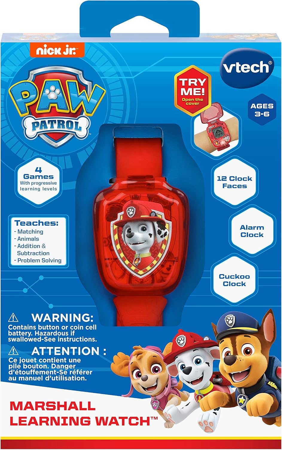 image:imageVTech PAW Patrol Skye Learning Watch PinkRed