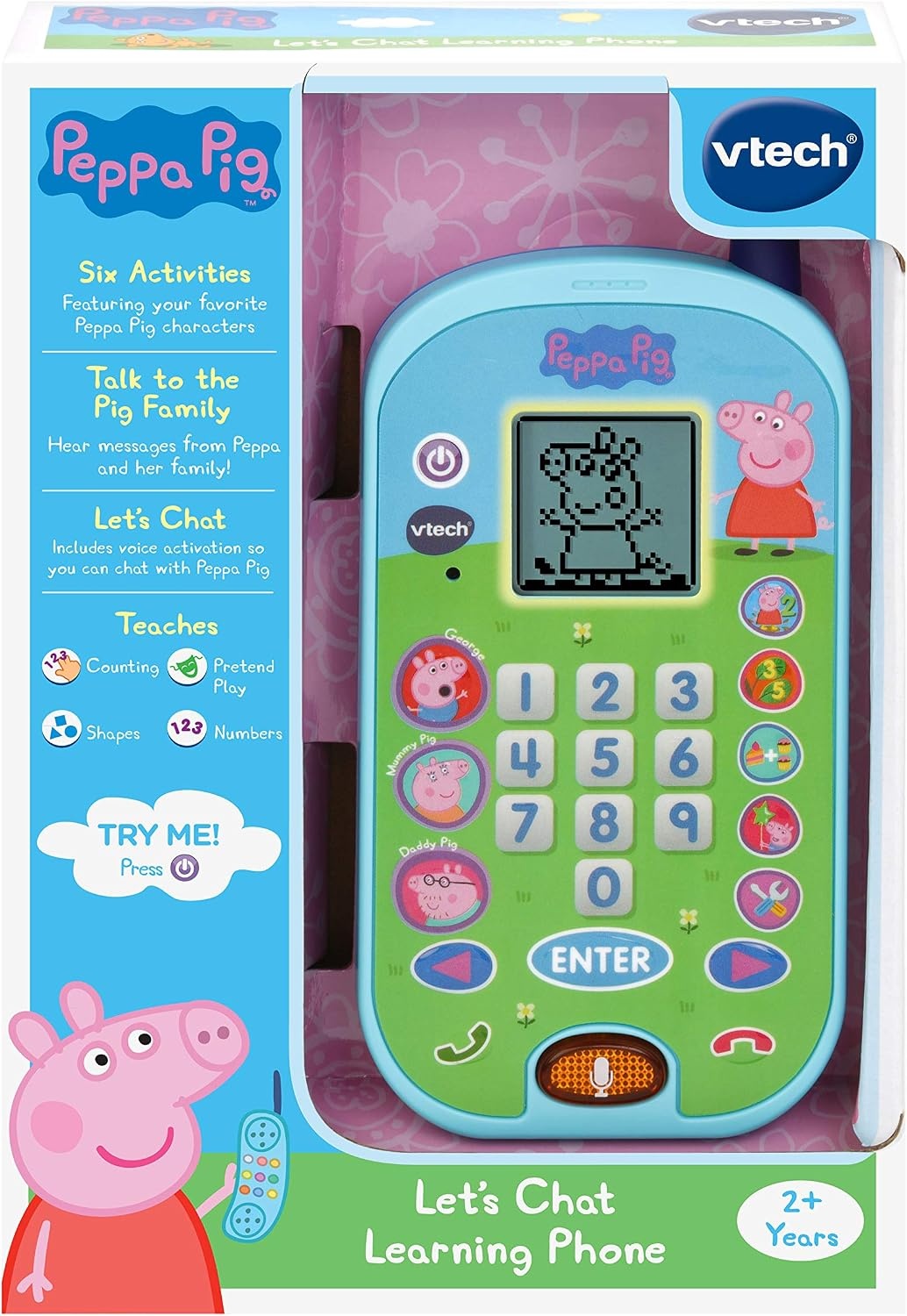 image:imageVTech Peppa Pig Lets Chat Learning Phone
