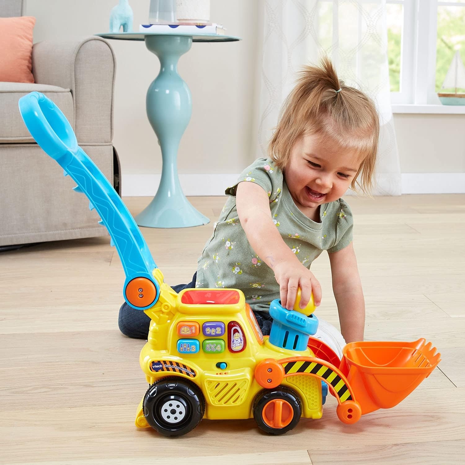 image:imageVTech PopaBalls Push and Pop Bulldozer YellowYellow