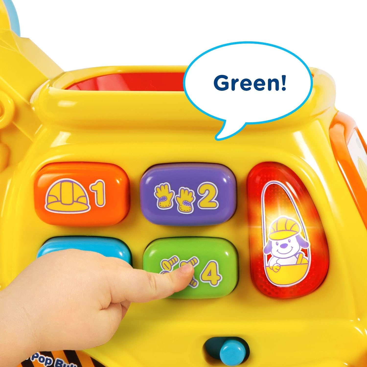 image:imageVTech PopaBalls Push and Pop Bulldozer YellowYellow
