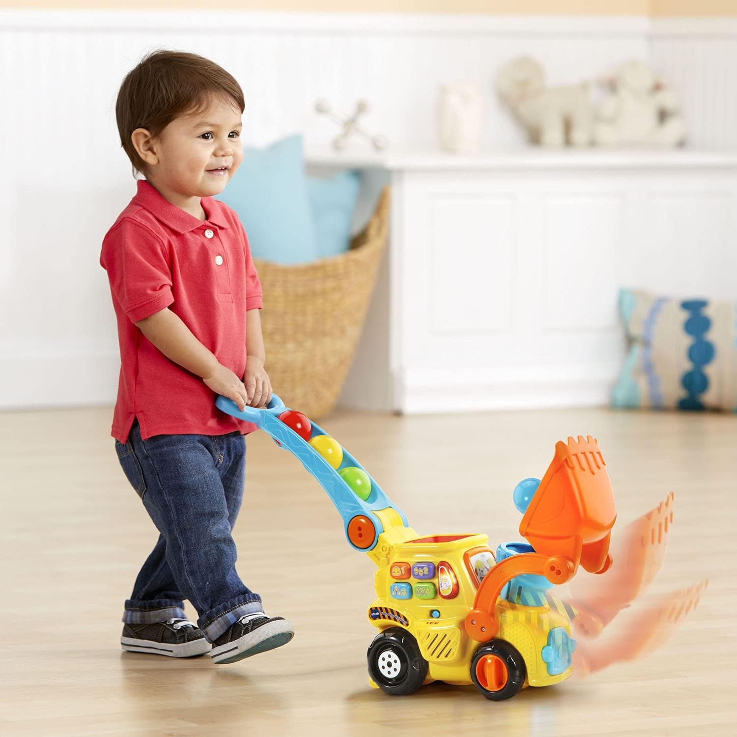 image:imageVTech PopaBalls Push and Pop Bulldozer YellowYellow