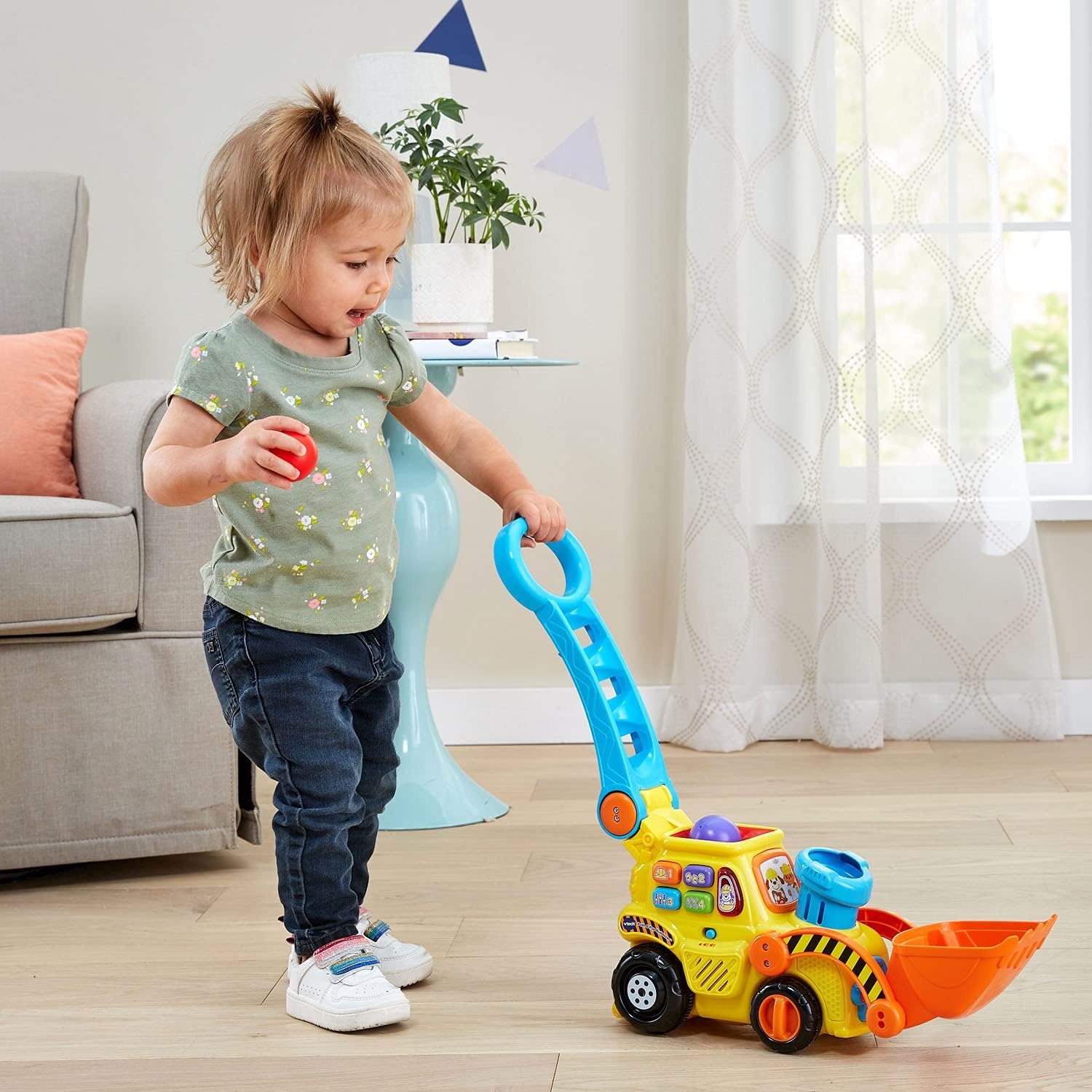 image:imageVTech PopaBalls Push and Pop Bulldozer YellowYellow