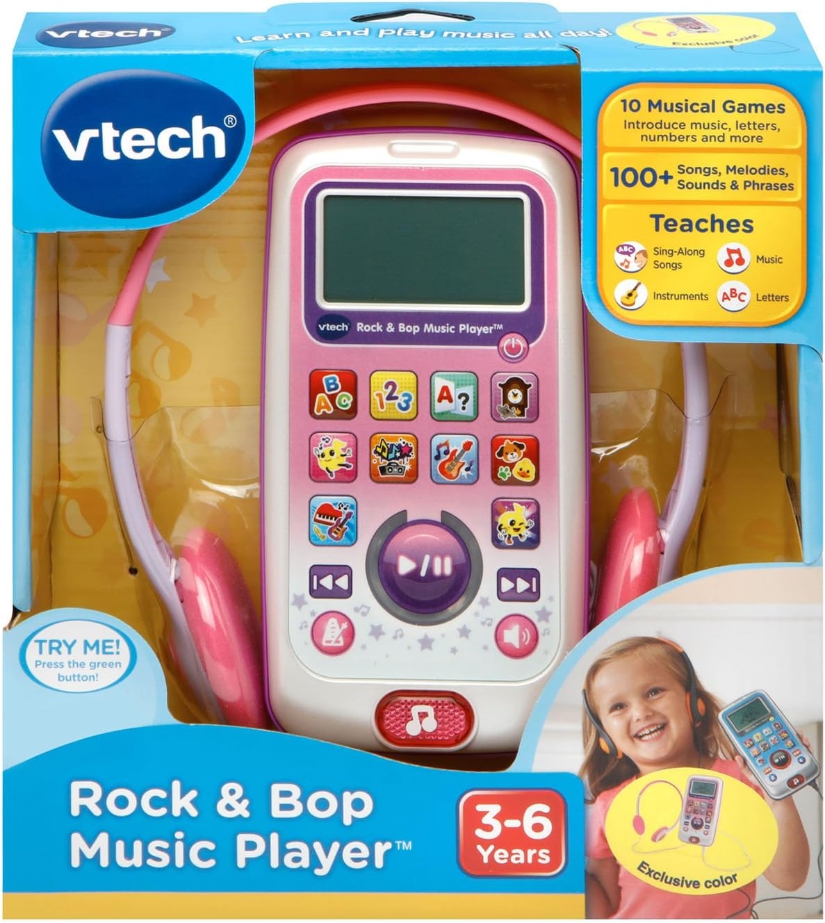 image:imageVTech Rock and Bop Music Player BluePink