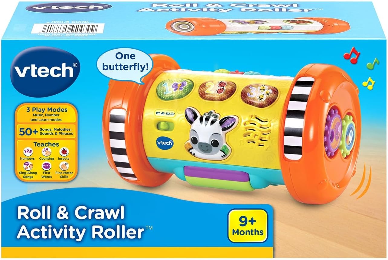 image:imageVTech Roll and Crawl Activity Roller Baby Movement Toy