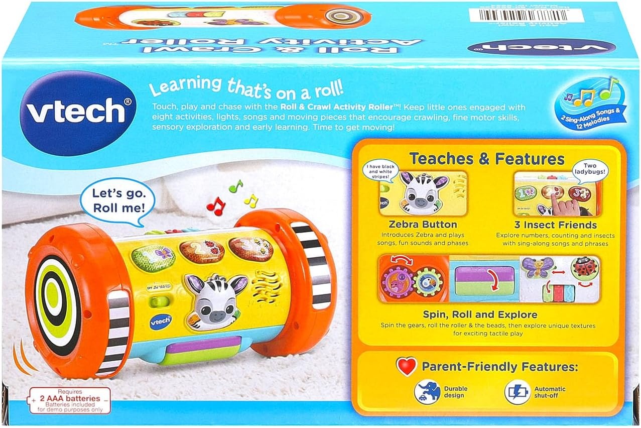 image:imageVTech Roll and Crawl Activity Roller Baby Movement Toy