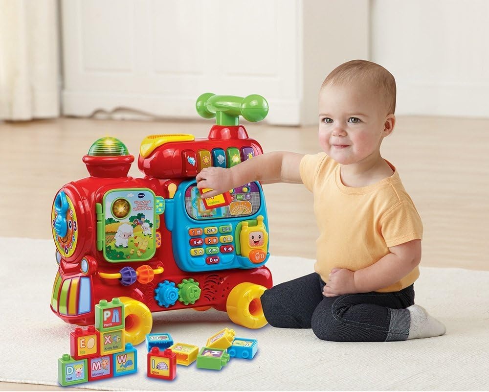 image:imageVTech SitToStand Ultimate Alphabet Train Frustration Free Packaging Red