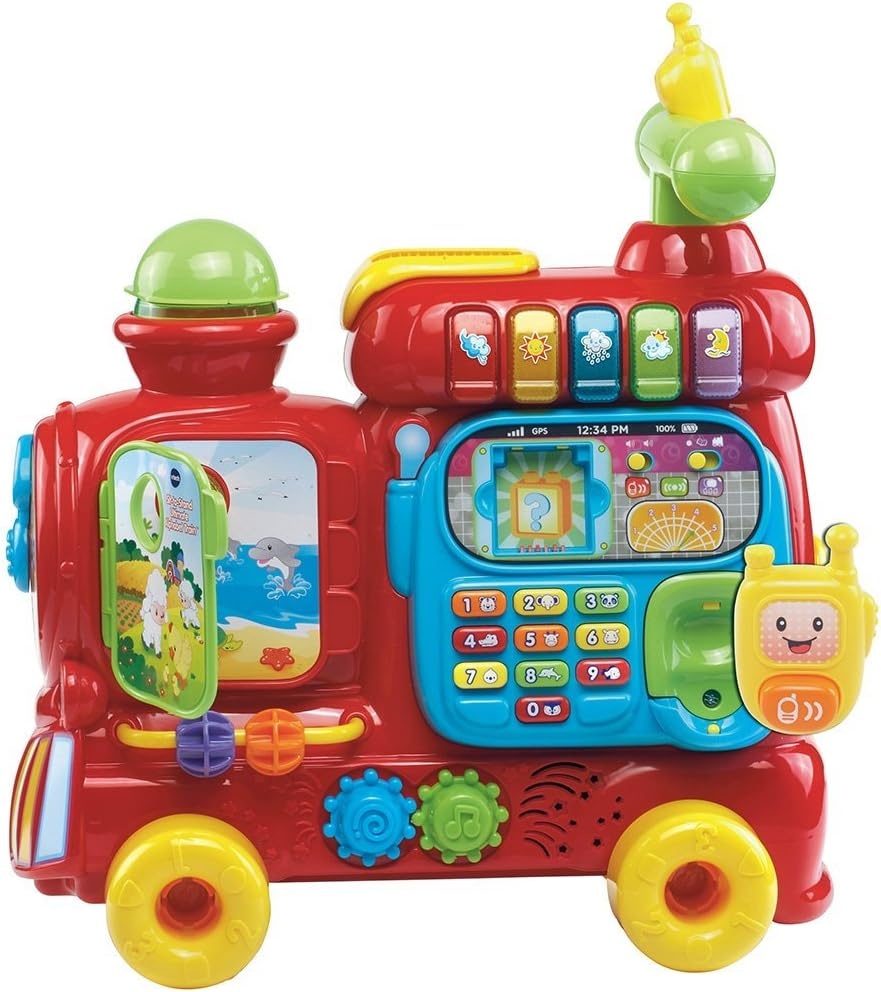 image:imageVTech SitToStand Ultimate Alphabet Train Frustration Free Packaging Red
