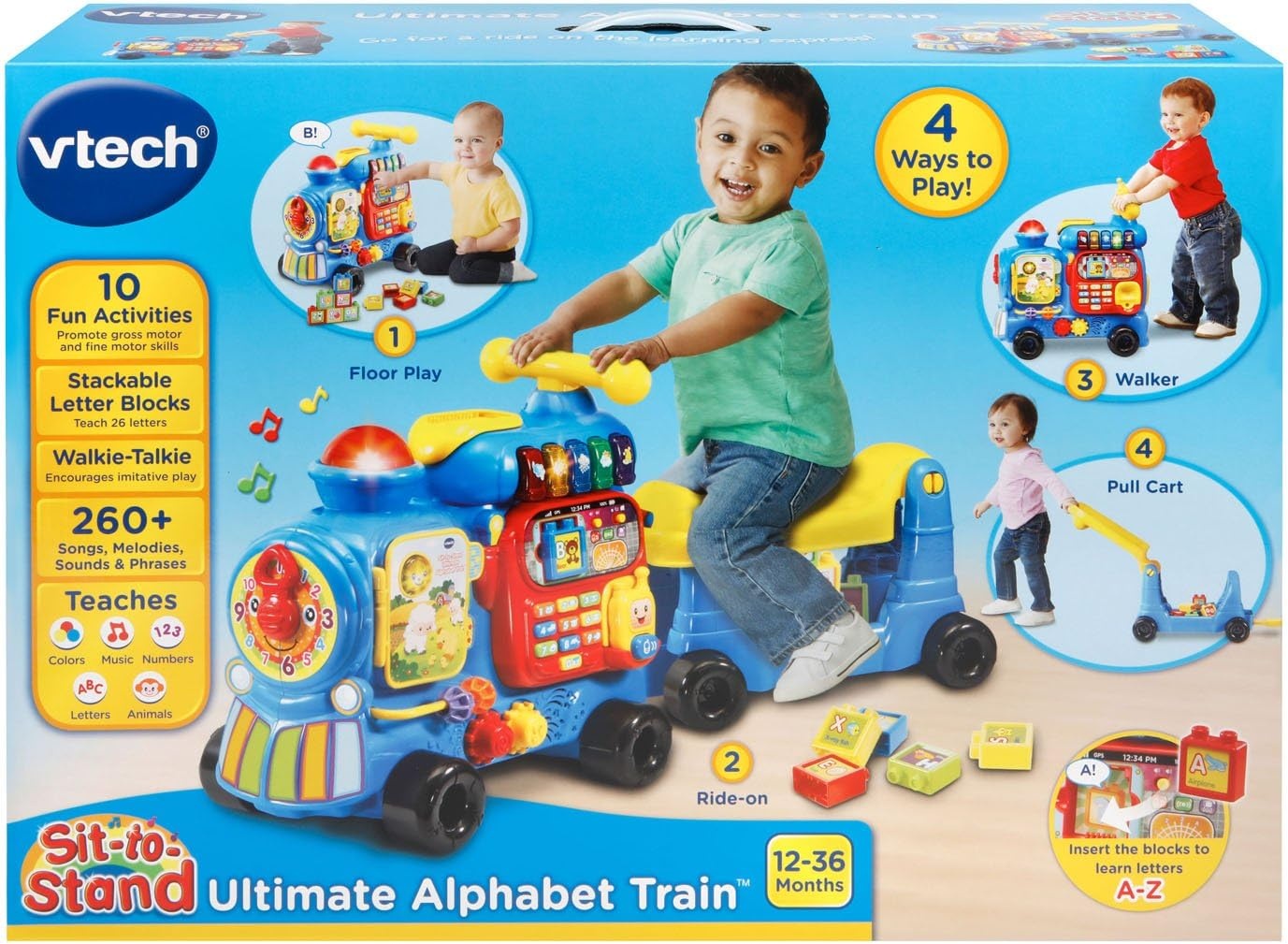 image:imageVTech SittoStand Ultimate Alphabet Train BlueBlue