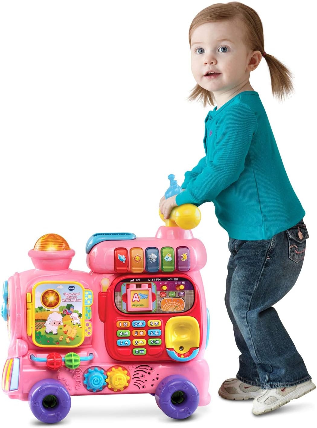image:imageVTech SittoStand Ultimate Alphabet Train BluePink