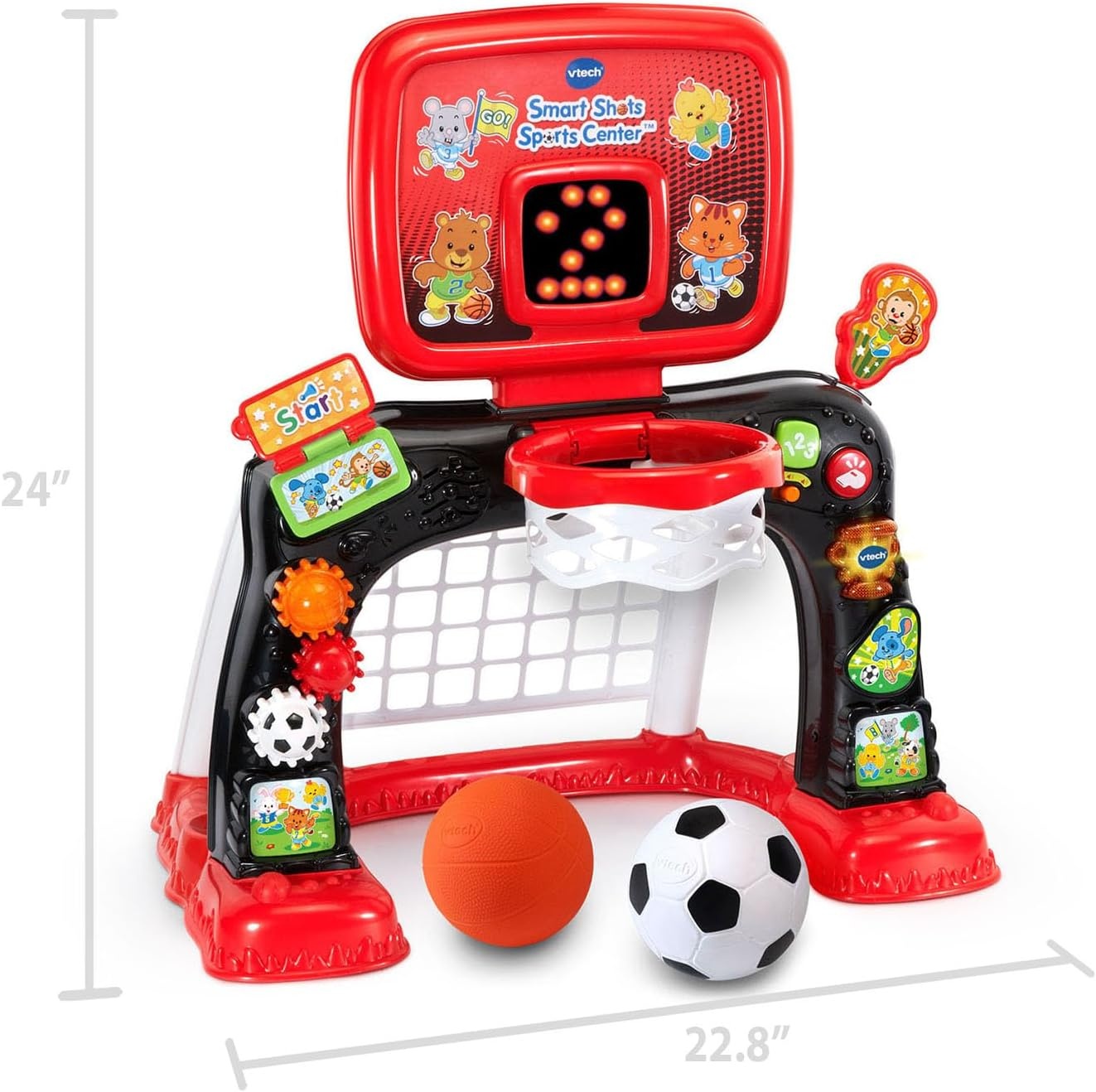 image:imageVTech Smart Shots Sports Center Frustration Free Packaging YellowRed