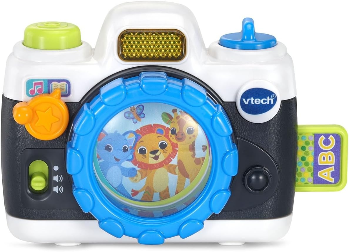 image:imageVTech Snap and Giggle Learning Toy Camera with Realistic Sounds PinkBlack