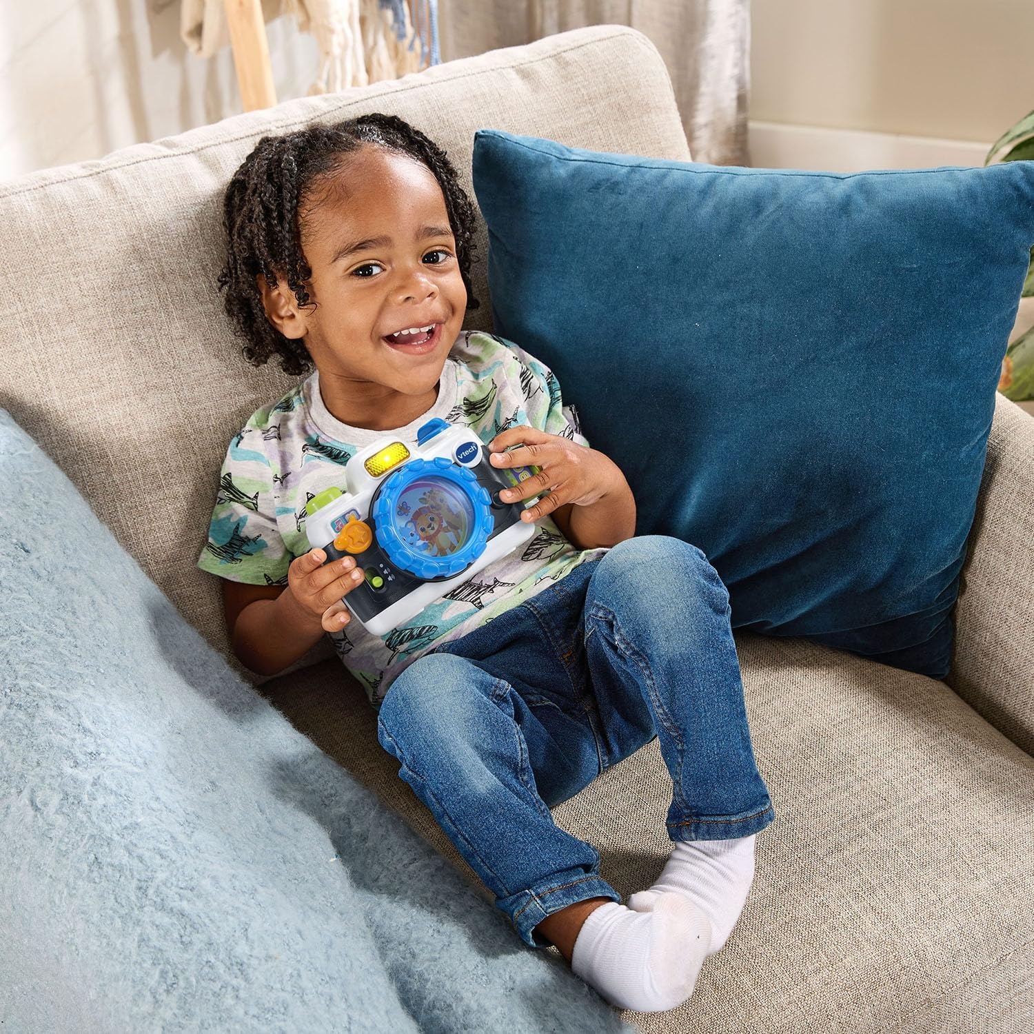 image:imageVTech Snap and Giggle Learning Toy Camera with Realistic Sounds PinkBlack